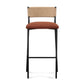 Celine Boucle Bar And Counter Stool - Maroon / Bar Height - Image 3