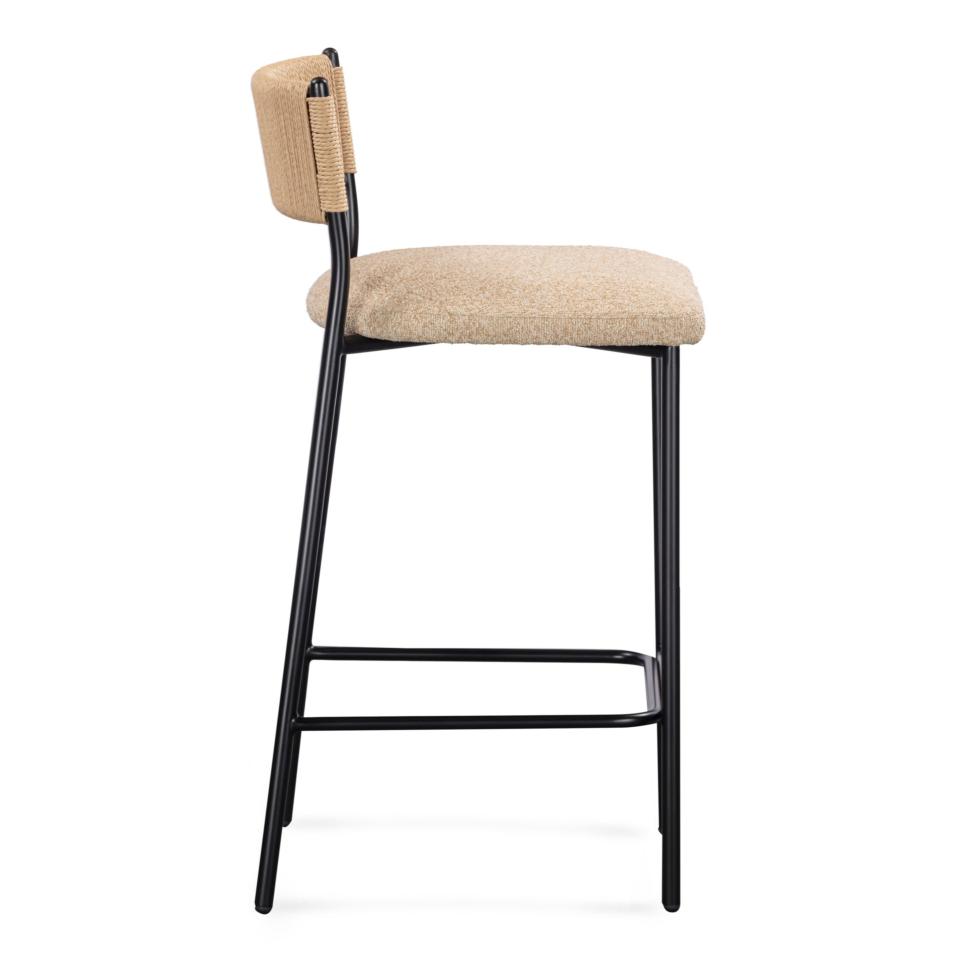 Celine Performance Boucle Stool - Tan / Bar Height - Image 3