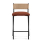 Celine Boucle Bar And Counter Stool - Maroon / Counter Height - Image 3