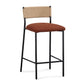 Celine Performance Boucle Stool - Maroon / Counter Height - Image 2