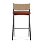 Celine Performance Boucle Stool - Maroon / Counter Height - Image 5