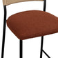 Celine Performance Boucle Stool - Maroon / Counter Height - Image 6