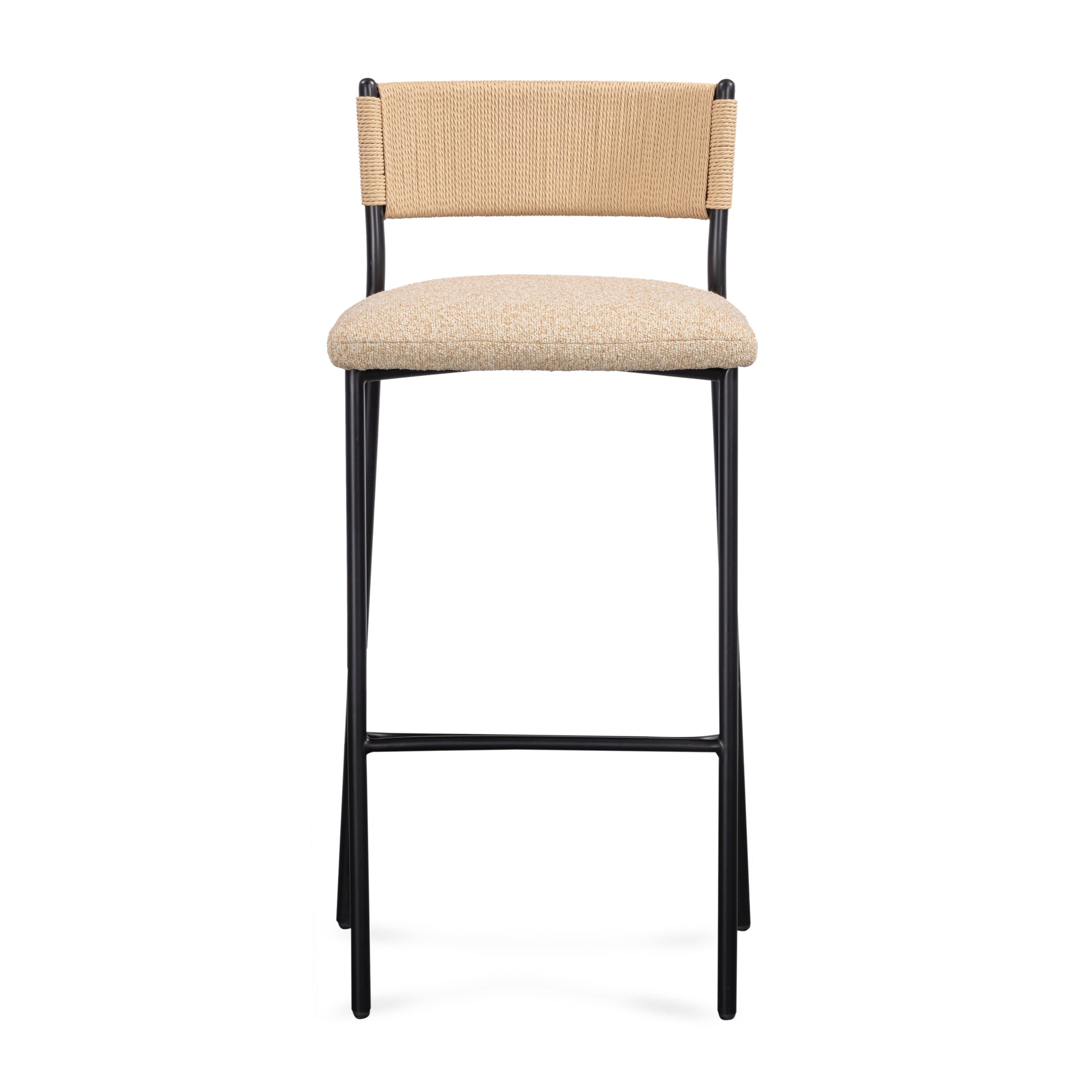 Celine Performance Boucle Stool - Tan / Counter Height - Image 1