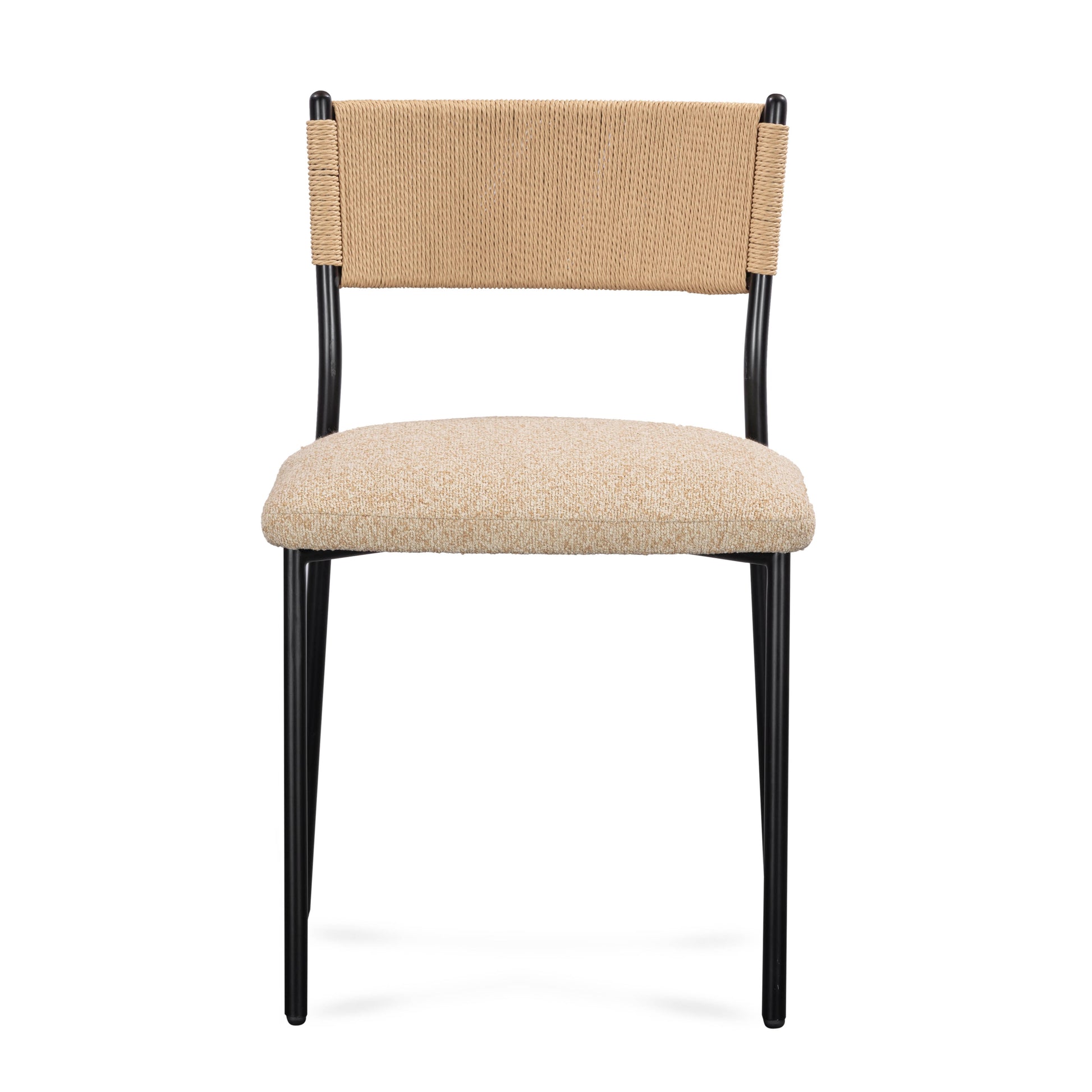 Celine Performance Boucle Dining Chair - Set of 2 - Tan - Image 4