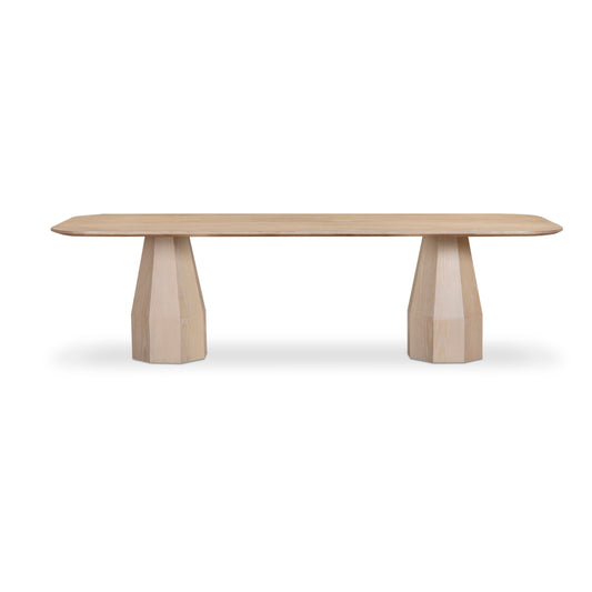 Brocha 106" Ash Wood Rectangular Dining Table - Image 1