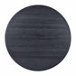 Sahara Round Oak Dining Table (41"-60") - Black / 60" - Image 5