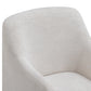 Helena Tall Textured Weave Performance Fabric Dining Chair - Off-White - Image 4
