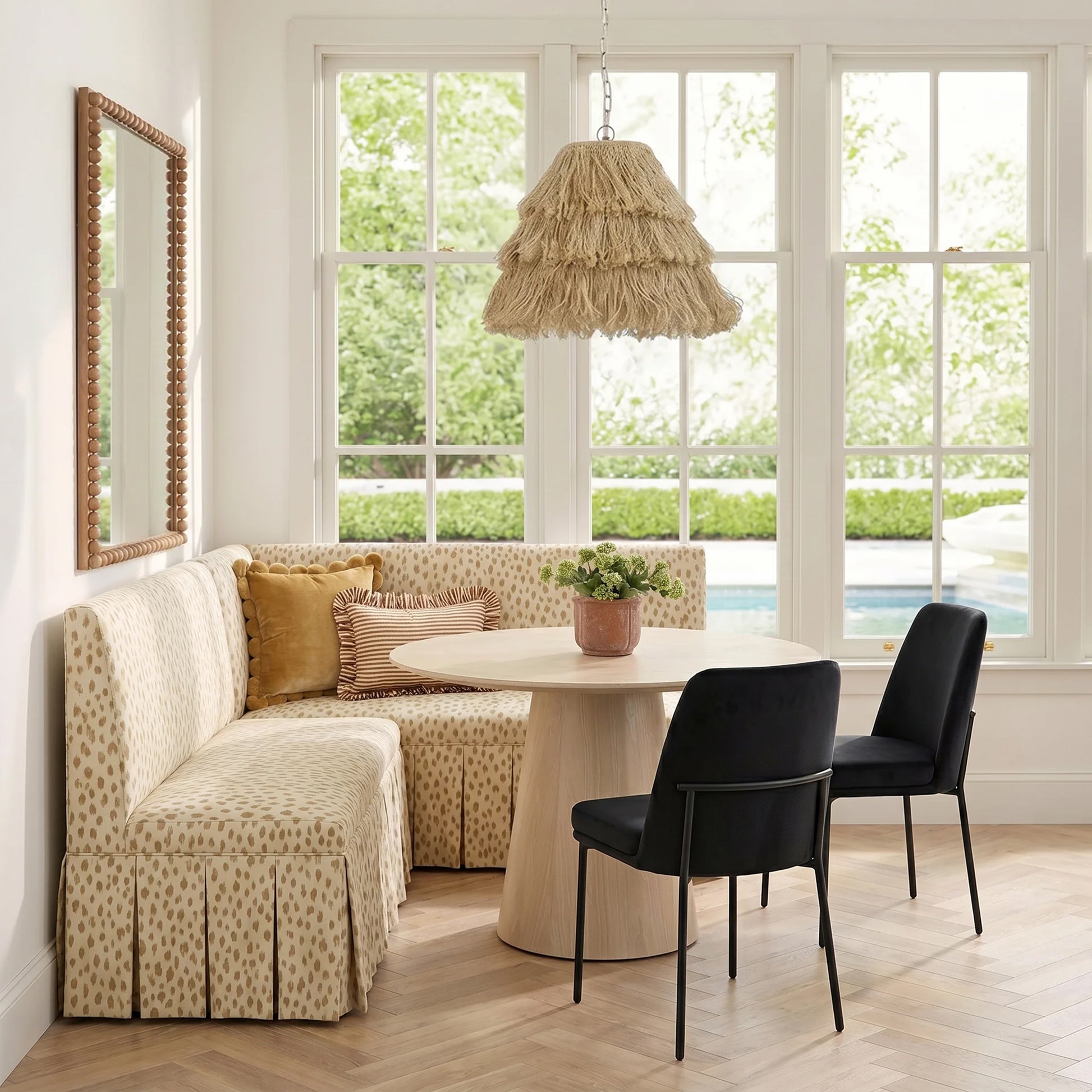 Sydney Performance Velvet Dining Chair - Set of 2 - Black - Image 2