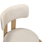 Odessa Performance Vegan Leather Dining Chair - Cream - Image 4