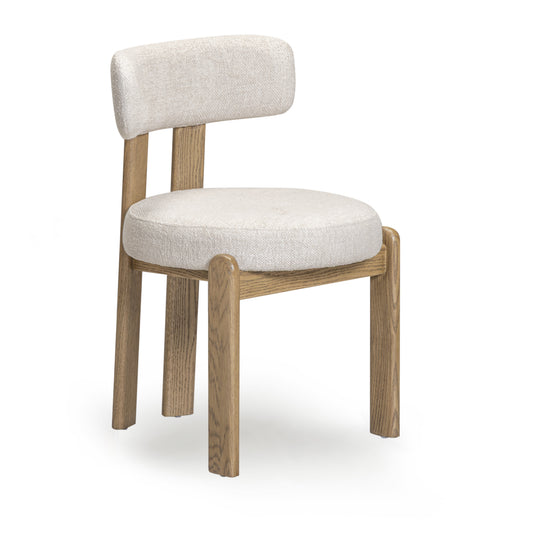 Odessa Cream Performance Fabric Dining Chair - Image 1