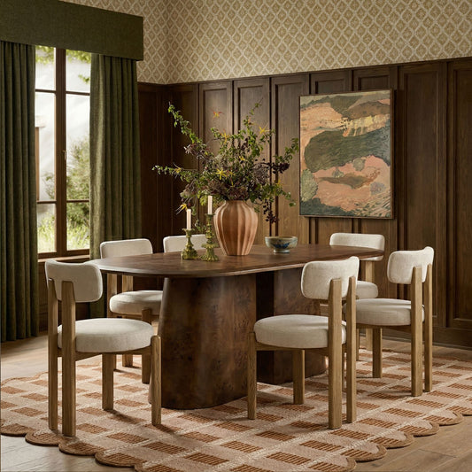 Odessa Cream Performance Fabric Dining Chair - Image 2