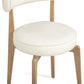 Nikita Performance Vegan Leather Dining Chair - Cream - Image 4