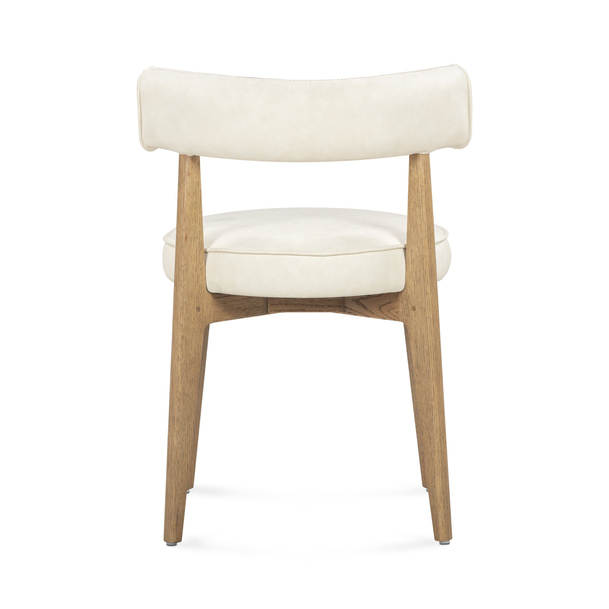 Nikita Performance Vegan Leather Dining Chair - Cream - Image 6