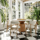Nikita Performance Vegan Leather Dining Chair - Cream - Image 2