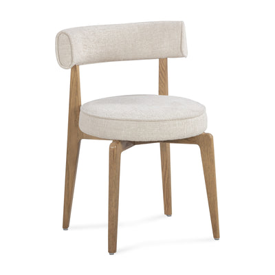Nikita Cream Performance Fabric Dining Chair - Image 1