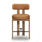 Odessa Performance Vegan Leather Counter Stool - Brown - Image 3