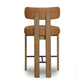 Odessa Performance Vegan Leather Counter Stool - Brown - Image 5