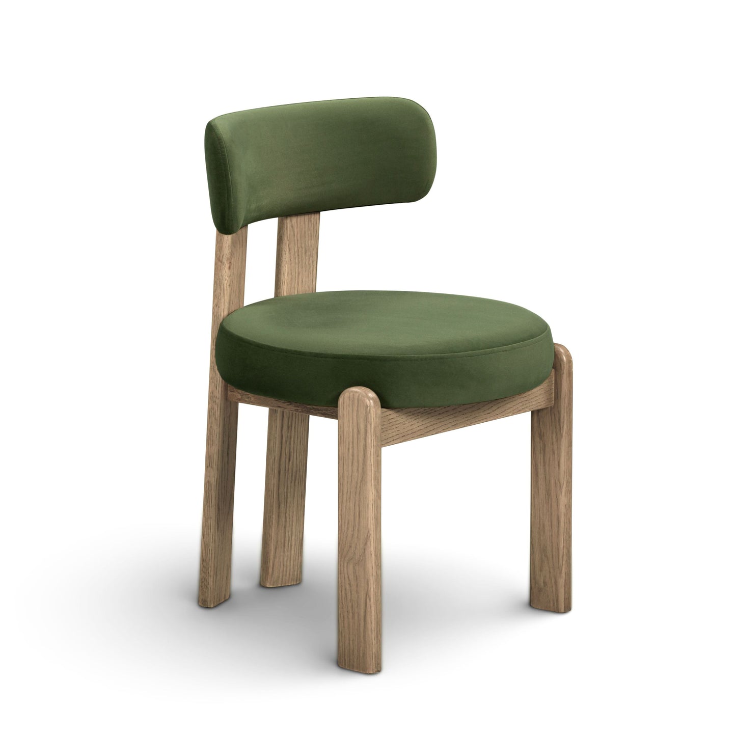 Odessa Green Performance Velvet Dining Chair - Image 2
