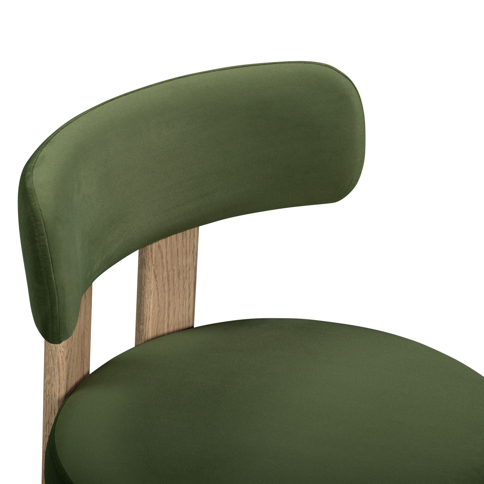 Odessa Green Performance Velvet Dining Chair - Image 3