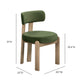 Odessa Green Performance Velvet Dining Chair - Image 6