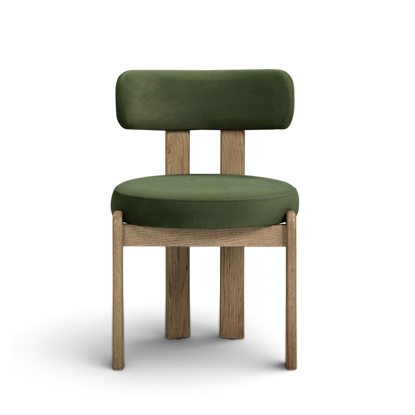 Odessa Green Performance Velvet Dining Chair - Image 1