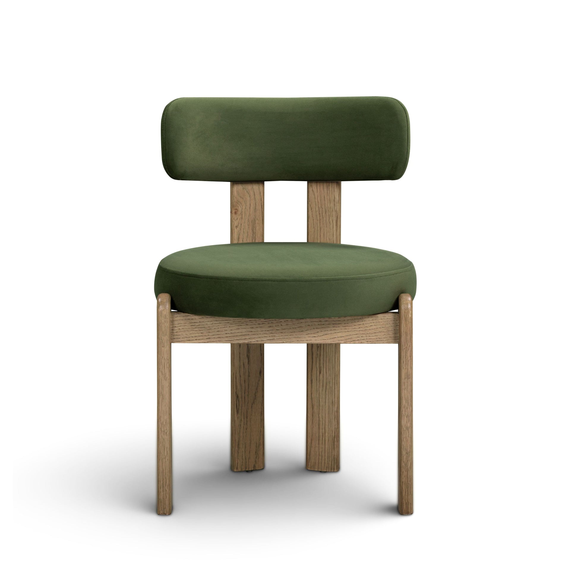 Odessa Green Performance Velvet Dining Chair - Image 1