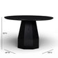 Brocha 48'' Ash Wood Round Dining Table - Black - Image 5
