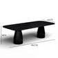 Brocha 106" Ash Wood Rectangular Dining Table - Black - Image 6