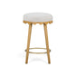 Oodle Performance Vegan Mohair Bar and Counter Stool - Cream / Natural Ash / Counter Height - Image 4
