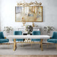 Beatrix Performance Velvet Dining Chair - Sea Blue - Image 2