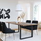 Beatrix Performance Velvet Dining Chair - Black - Image 2