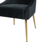 Beatrix Performance Velvet Dining Chair - Black - Image 5