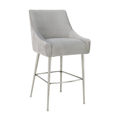 Beatrix Pleated Velvet Stool