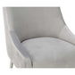 Beatrix Pleated Velvet Stool