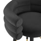 Betty Performance Velvet Stool - Black / Bar Height - Image 4