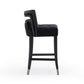 Hart Performance Velvet Stool - Black / Counter Height - Image 5