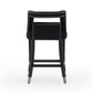 Hart Performance Velvet Stool - Black / Counter Height - Image 4