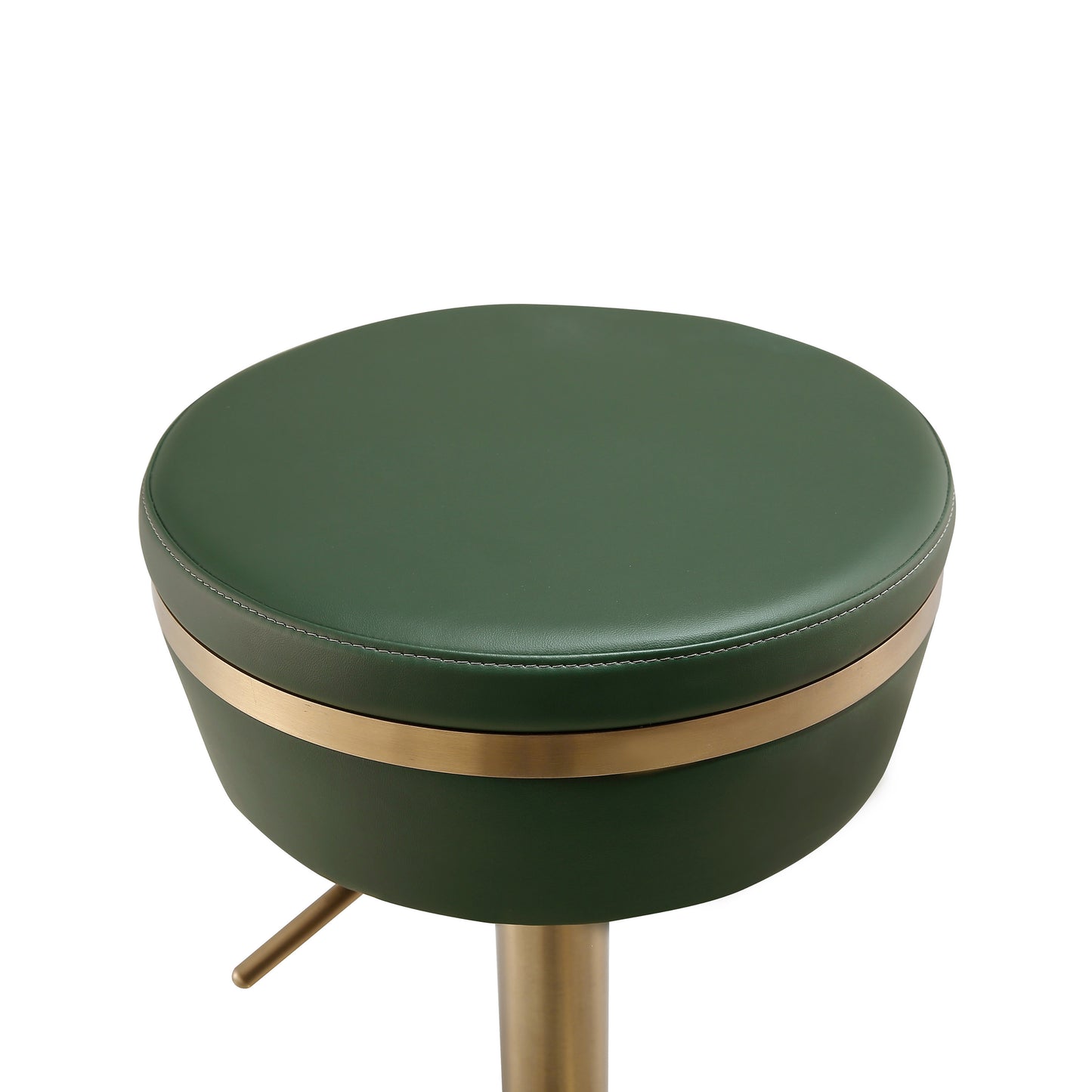 Astro Performance Vegan Leather Adjustable Stool - Green - Image 6