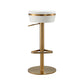 Astro Performance Vegan Leather Adjustable Stool - White - Image 3