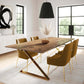 Beatrix Performance Velvet Dining Chair - Cognac - Image 2
