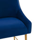 Beatrix Performance Velvet Stool - Navy / Counter Height - Image 5