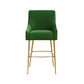 Beatrix Performance Velvet Stool - Green / Bar Height - Image 3
