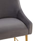 Beatrix Performance Velvet Stool - Dark Grey / Counter Height - Image 5