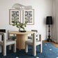 Chelsea 47" Oak Wood Round Dining Table - Natural - Image 8