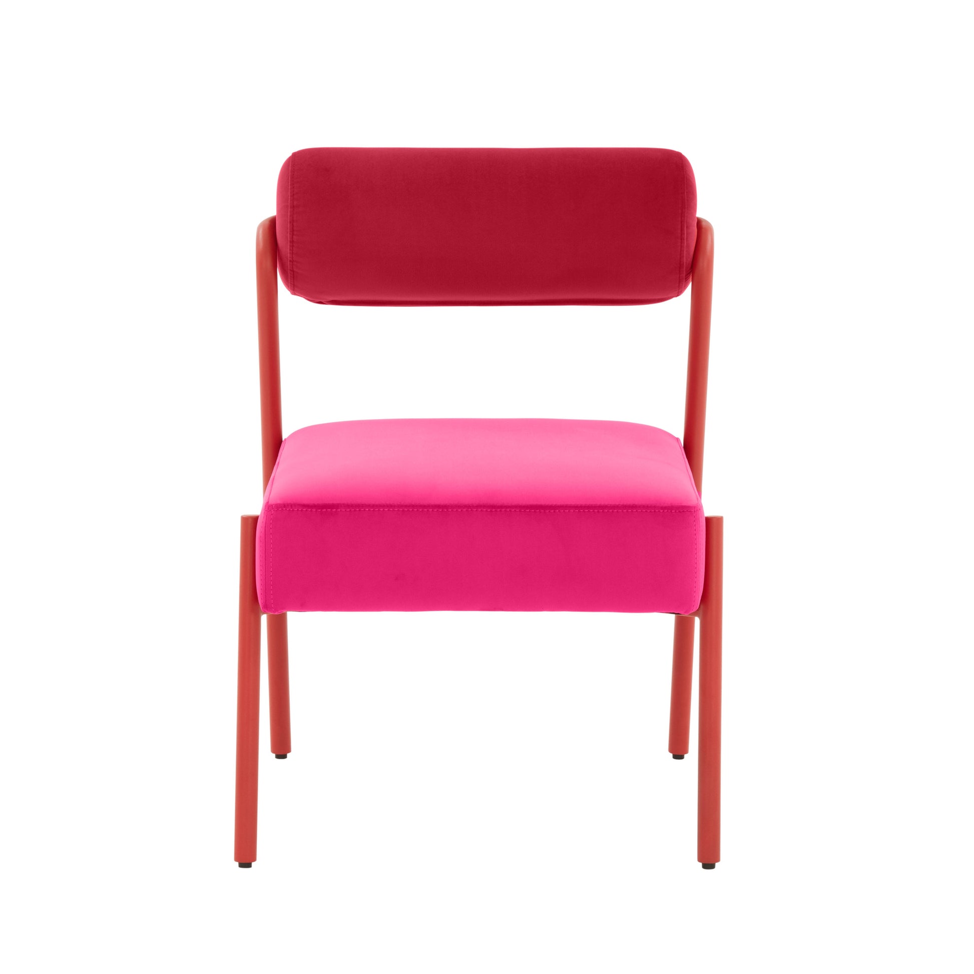Jolene Performance Velvet Dining Chair - Set of 2 - Pink - Image 5