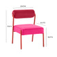 Jolene Performance Velvet Dining Chair - Set of 2 - Pink - Image 7