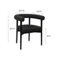 Spara Performance Boucle Dining Chair - Black - Image 5