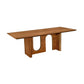 Satra 92" Walnut Rectangular Dining Table - Image 1