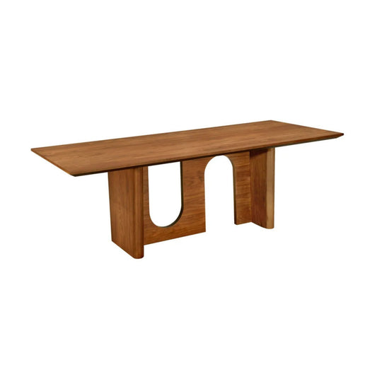 Satra 92" Walnut Rectangular Dining Table - Image 1