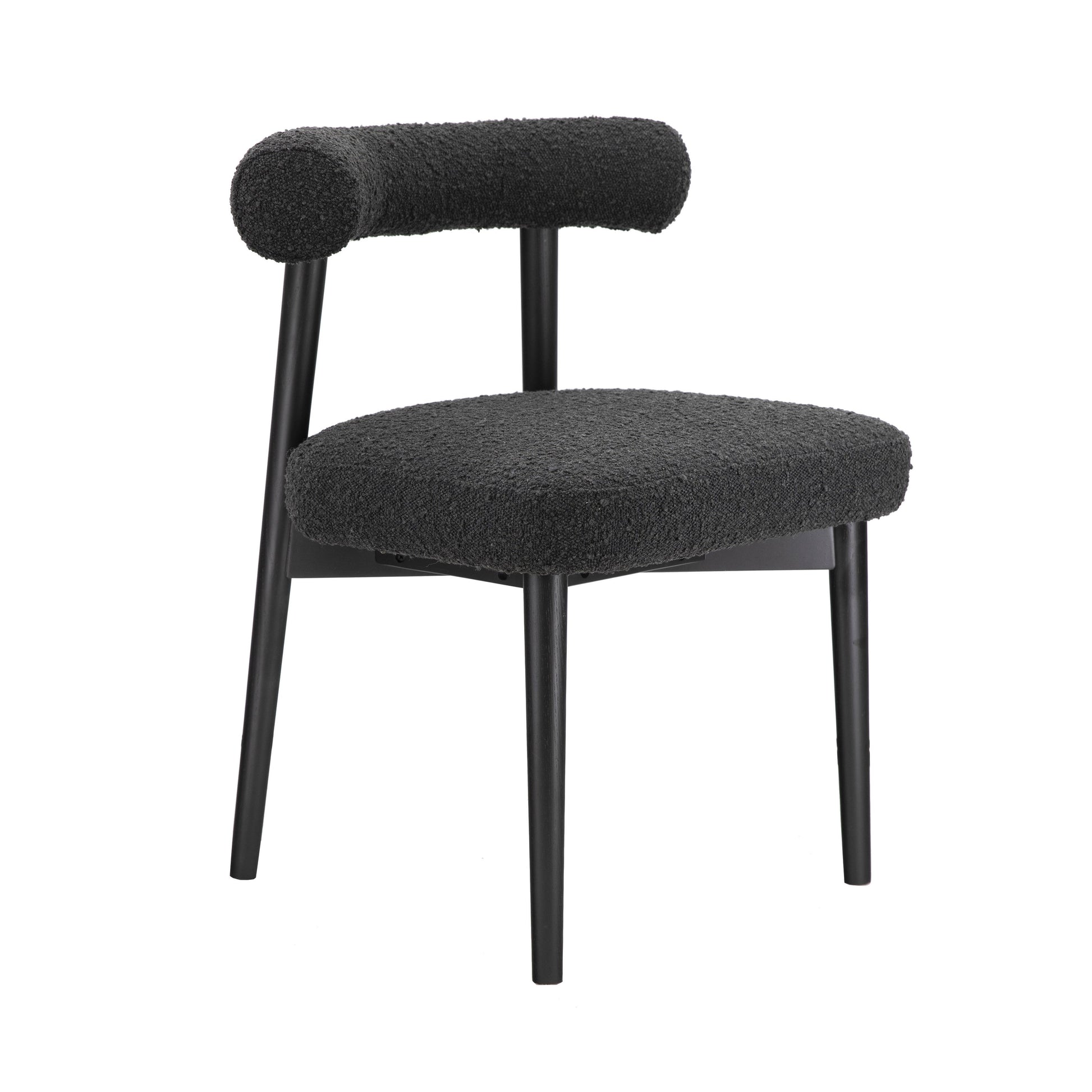 Spara Performance Boucle Side Chair - Black - Image 3